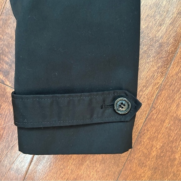 H&M Men's Black Belted Coat with Removable Quilted Liner, Size 40R - Picture 8 of 15